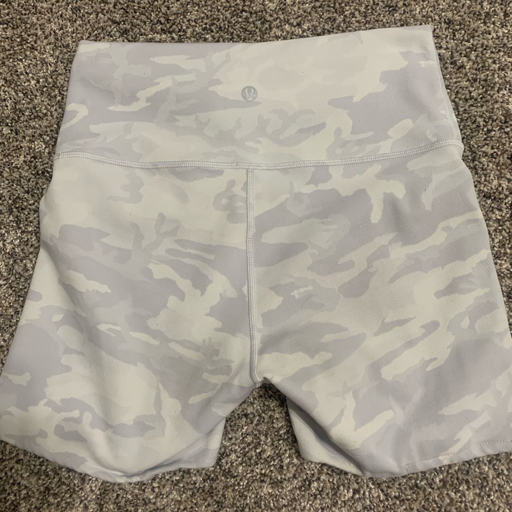 Lulu Camo Biker Shorts